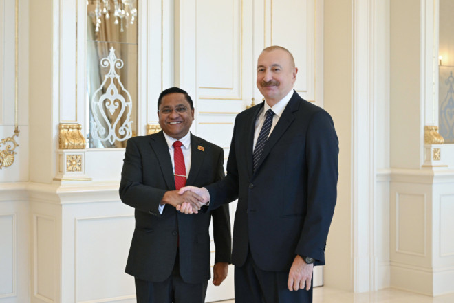 Prezident İlham Əliyev Vicita Heratı qəbul edib 