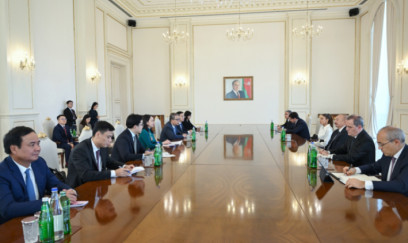 Prezident İlham Əliyev Vyetnamın Vitse-prezidenti ilə görüşüb 