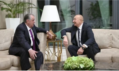 İlham Əliyev Tacikistan prezidenti ilə görüşdü 