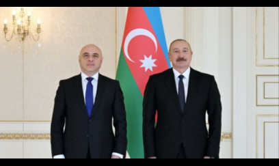 Prezident Gürcüstanın yeni səfirini qəbul etdi - FOTO 
