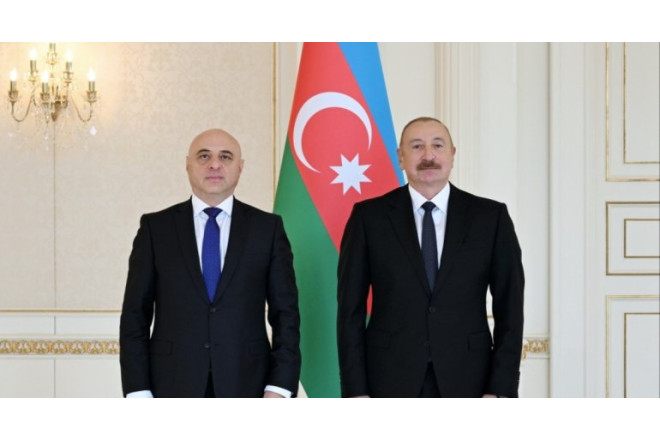 Prezident Gürcüstanın yeni səfirini qəbul etdi - FOTO 