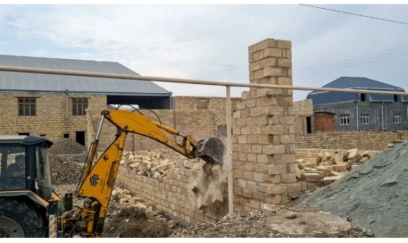 Gəncədə qanunsuz tikintilərə qarşı monitorinq - FOTO