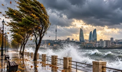 Bakıda və Abşeronda güclü küləklə bağlı - XƏBƏRDARLIQ