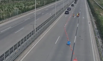 Bu yolda sürət həddi endirildi 