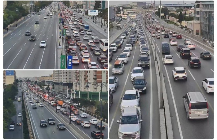 Bakıda 25 istiqamətdə sıxlıq var 