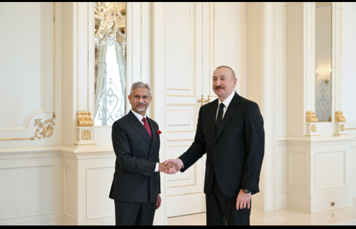 Prezident Hindistanın xarici işlər nazirini qəbul etdi - FOTO