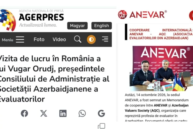 Rumıniyanın dövlət xəbər agentliyi AQC sədrinin səfərinə diqqət ayırıb 