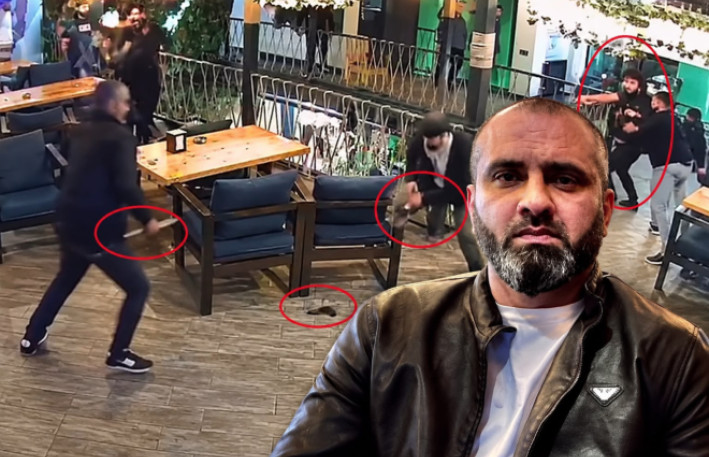 Bakıda kafedə kütləvi dava - Bir nəfər öldürüldü +VİDEO