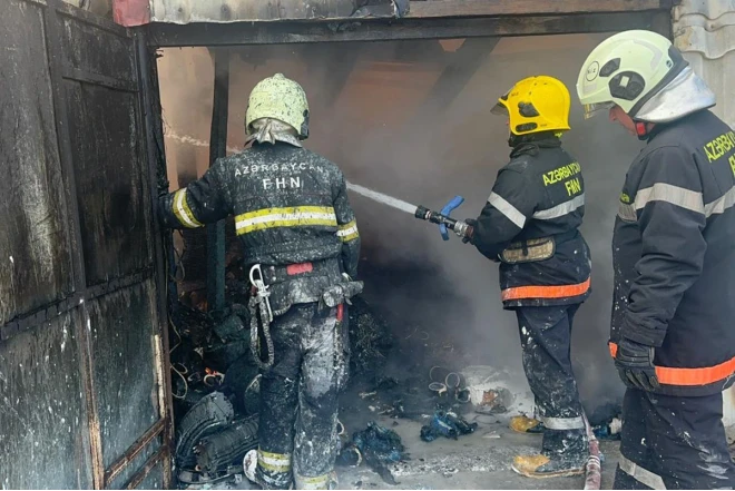 Zığda yaşayış binasındakı yanğın söndürüldü - YENİLƏNDİ