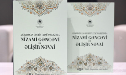 Nizami Gəncəvi və Əlişir Nəvai haqqında yeni kitab təqdim olundu- FOTOLAR