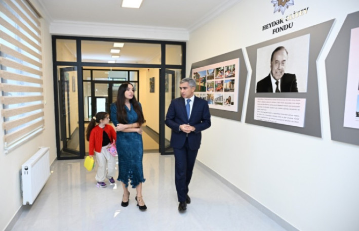 Şamaxı şəhərində Xınıslı körpələr evi-uşaq bağçasının açılışı olub 