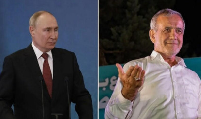 Putin Pezeşkianla görüşdü 
