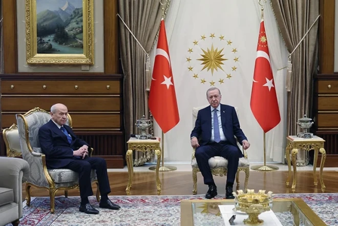 Ərdoğanla Bağçalının qapalı görüşü 1 saat çəkib 
