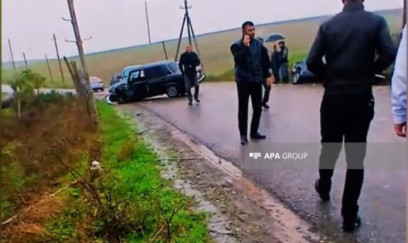 Cəlilabadda zəncirvari qəzada xəsarət alanlar var 
