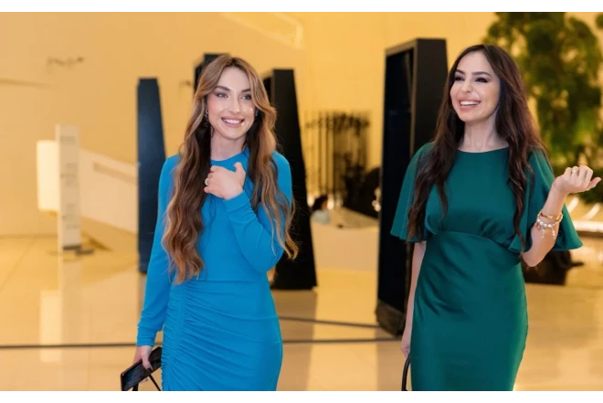 Leyla və Alyona Əliyevalar “Baku Art Weekend”də - VİDEO/FOTO