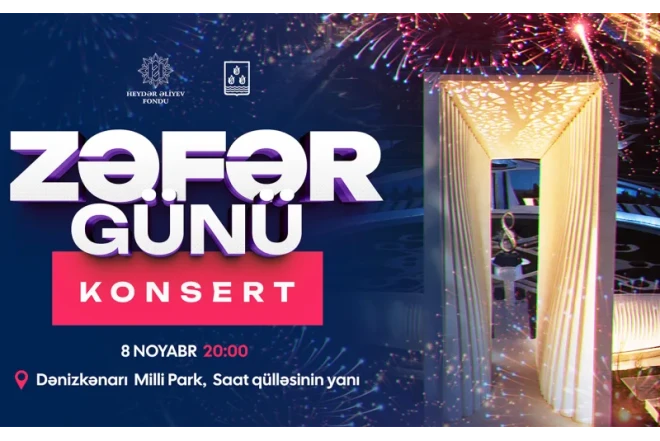 Zəfər Günü bulvarda konsert olacaq