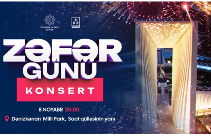 Zəfər Günü bulvarda konsert olacaq
